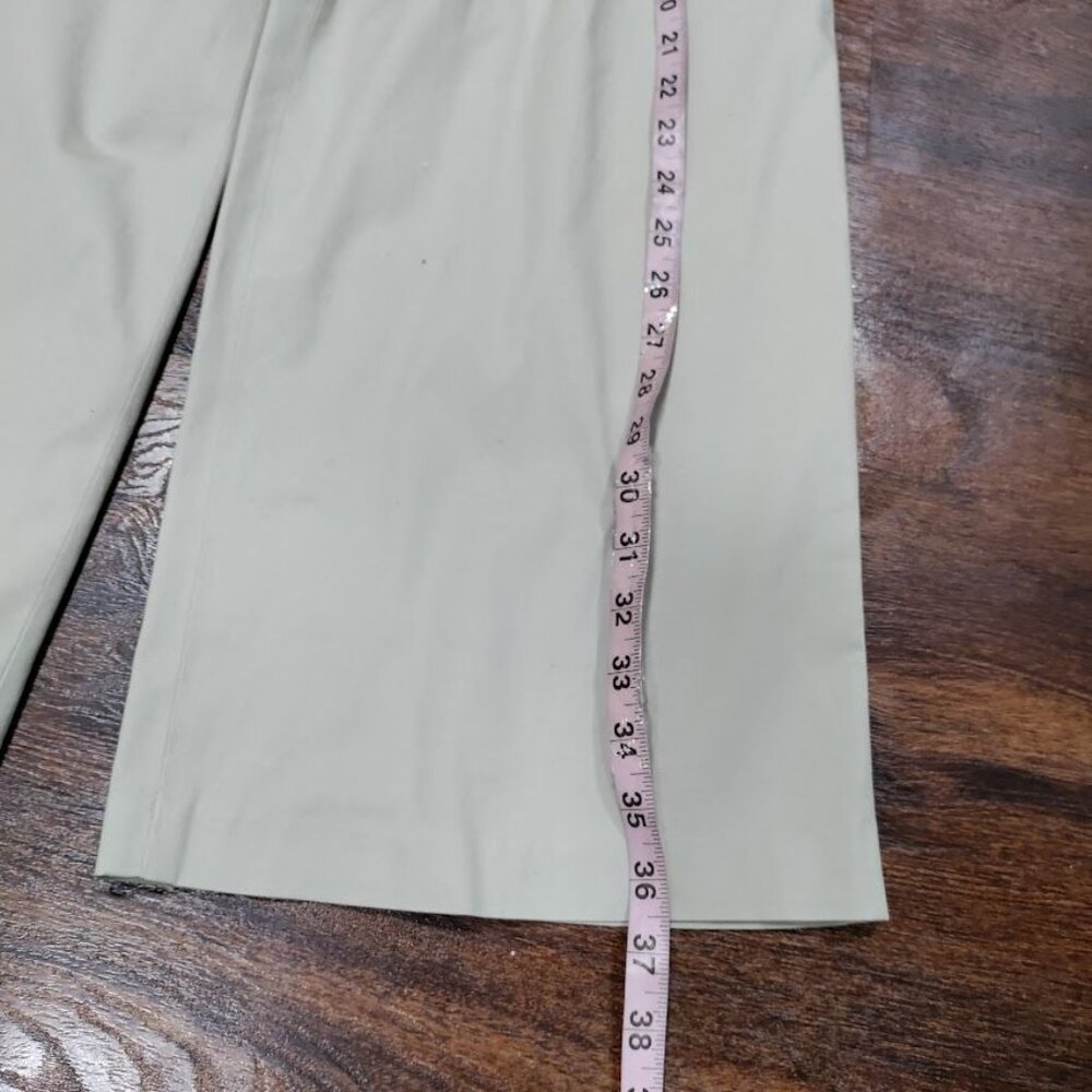 Halogen Women's Beige Pleated Front High Waisted Wide Leg Trouser Size 0 - Picture 10 of 11